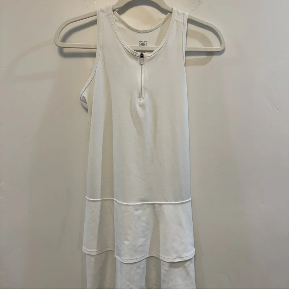 ATHLETA Girl White Swing Dress Size L/14